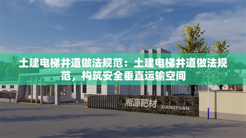 土建電梯井道做法規(guī)范：土建電梯井道做法規(guī)范，構(gòu)筑安全垂直運輸空間