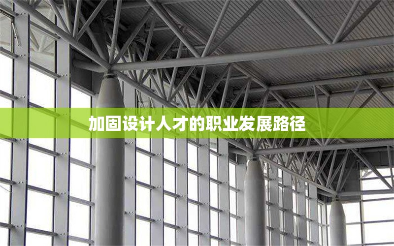 加固設(shè)計(jì)人才的職業(yè)發(fā)展路徑