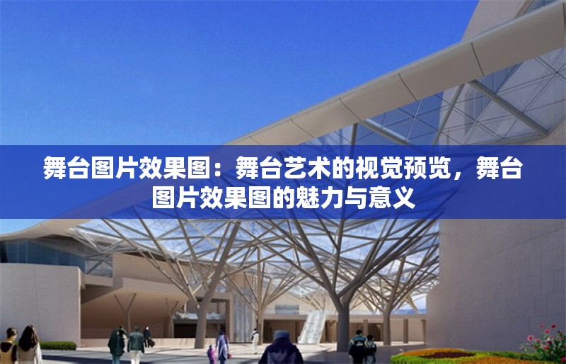 舞臺(tái)圖片效果圖：舞臺(tái)藝術(shù)的視覺預(yù)覽，舞臺(tái)圖片效果圖的魅力與意義