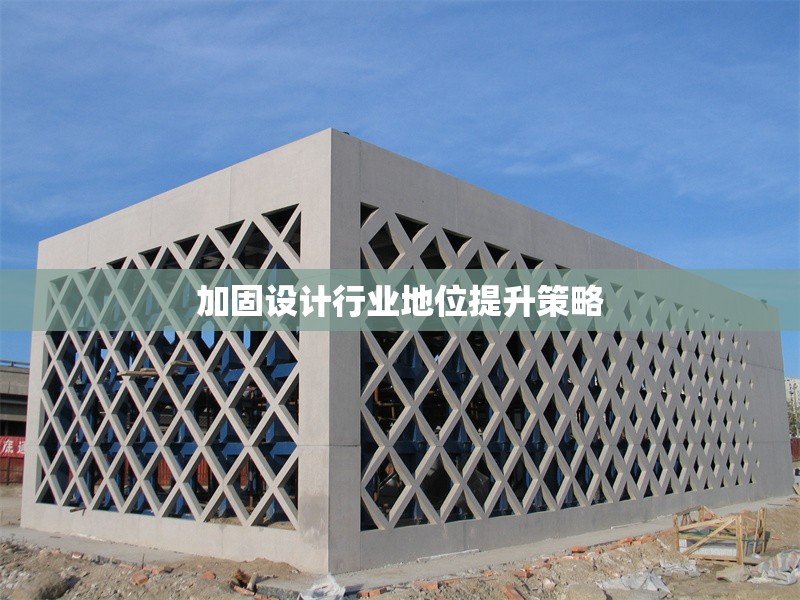 加固設計行業(yè)地位提升策略 行業(yè)新聞 第1張