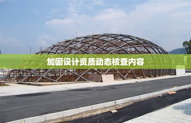 加固設(shè)計(jì)資質(zhì)動(dòng)態(tài)核查內(nèi)容