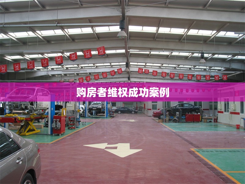 購房者維權(quán)成功案例