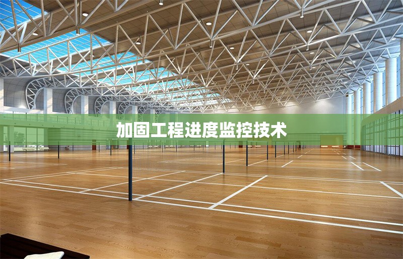 加固工程進度監(jiān)控技術(shù)