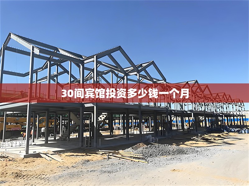 30間賓館投資多少錢(qián)一個(gè)月 行業(yè)新聞 第1張