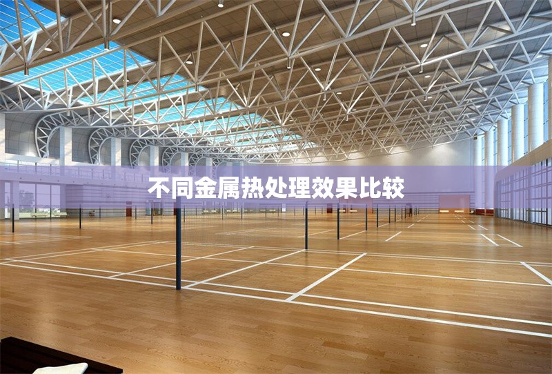 不同金屬熱處理效果比較