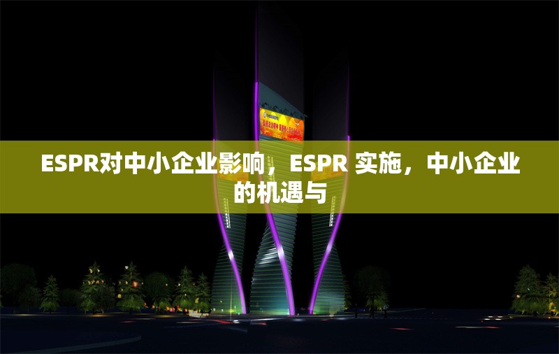 ESPR對中小企業(yè)影響，ESPR 實施，中小企業(yè)的機遇與