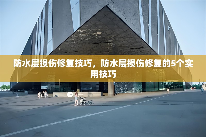 防水層損傷修復(fù)技巧，防水層損傷修復(fù)的5個實用技巧 行業(yè)新聞 第1張