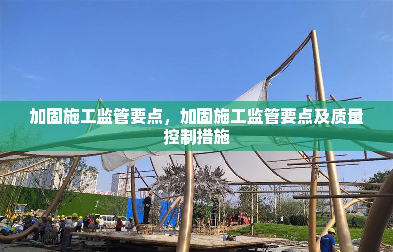 加固施工監(jiān)管要點(diǎn)，加固施工監(jiān)管要點(diǎn)及質(zhì)量控制措施，加固施工監(jiān)管要點(diǎn)與質(zhì)量控制措施