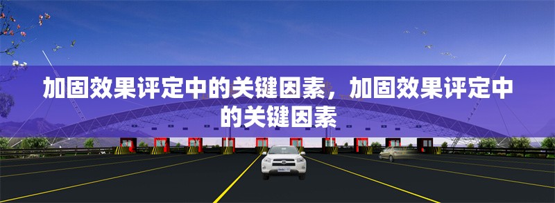 加固效果評定中的關(guān)鍵因素，加固效果評定中的關(guān)鍵因素