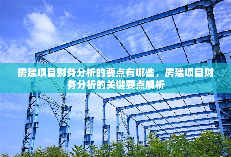 房建項目財務(wù)分析的要點有哪些，房建項目財務(wù)分析的關(guān)鍵要點解析，房建項目財務(wù)分析的核心要點與實施策略