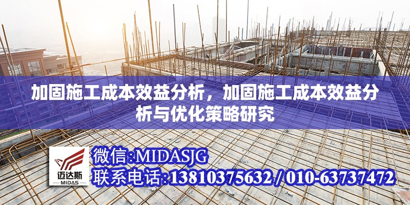 加固施工成本效益分析，加固施工成本效益分析與優(yōu)化策略研究