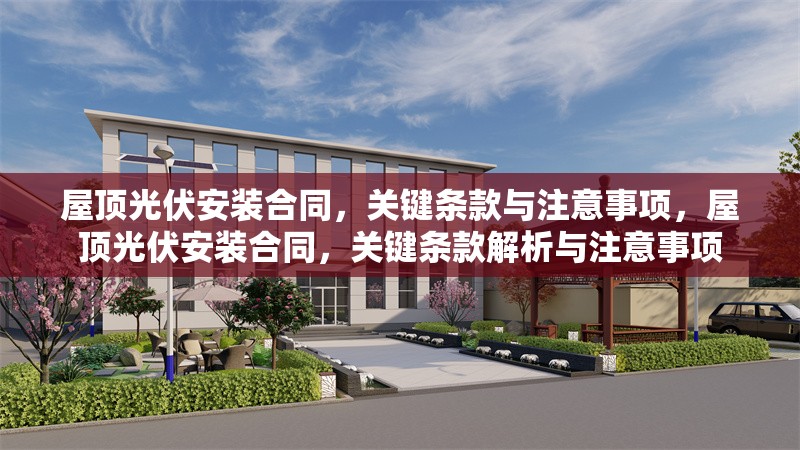 屋頂光伏安裝合同，關(guān)鍵條款與注意事項，屋頂光伏安裝合同，關(guān)鍵條款解析與注意事項