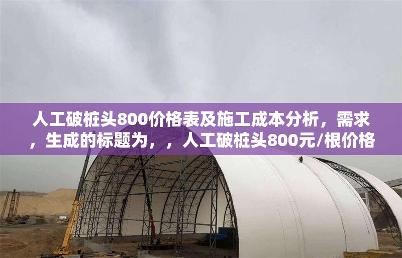 人工破樁頭800價格表及施工成本分析，需求，生成的標(biāo)題為，，人工破樁頭800元/根價格表及施工成本詳細(xì)分析，中明確單價單位元/根以增強專業(yè)性，若實際計價方式為其他單位如元/立方米或元/延米，請?zhí)鎿Q對應(yīng)內(nèi)容。）