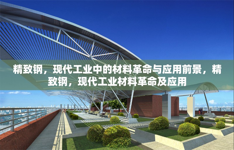 精致鋼，現(xiàn)代工業(yè)中的材料革命與應用前景，精致鋼，現(xiàn)代工業(yè)材料革命及應用 行業(yè)新聞