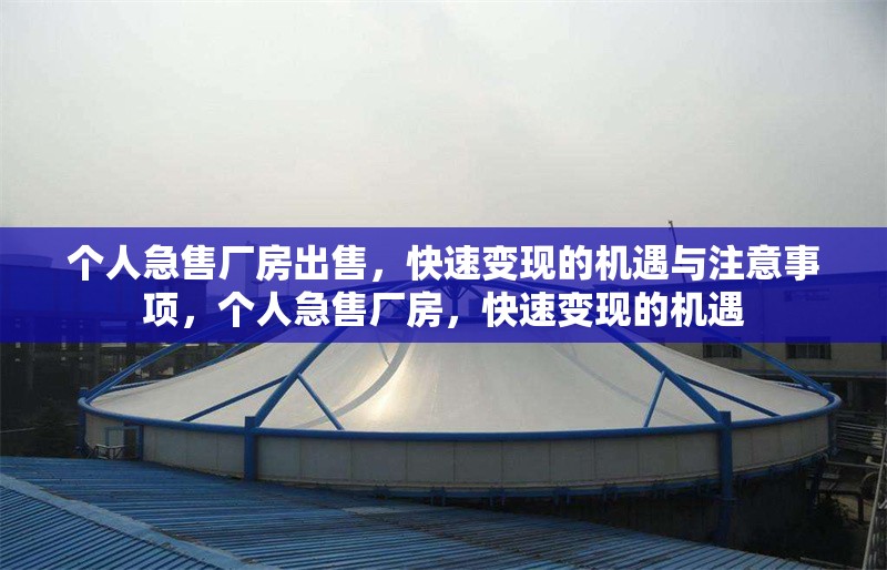 個人急售廠房出售，快速變現(xiàn)的機遇與注意事項，個人急售廠房，快速變現(xiàn)的機遇
