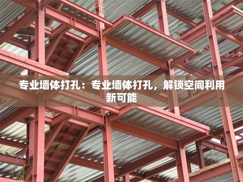 專業(yè)墻體打孔：專業(yè)墻體打孔，解鎖空間利用新可能 行業(yè)新聞