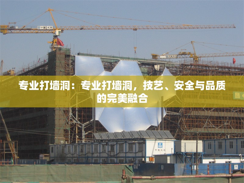 專業(yè)打墻洞：專業(yè)打墻洞，技藝、安全與品質的完美融合 行業(yè)新聞