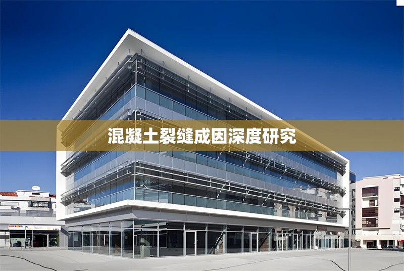 混凝土裂縫成因深度研究