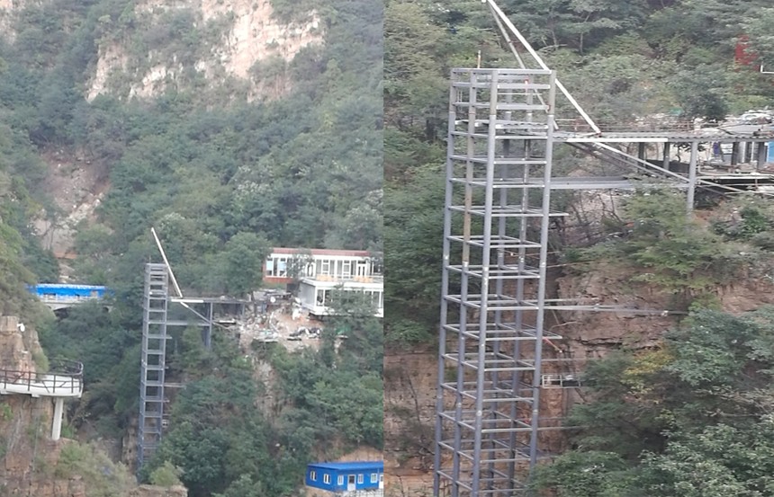 景區(qū)觀光電梯設計案例 鋼結構設計案例