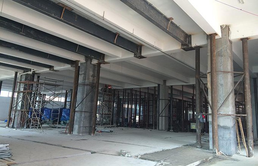 樓板結(jié)構(gòu)鋼梁加固施工案例