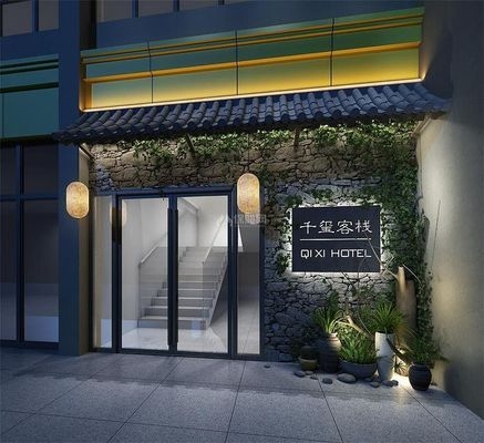 民宿門頭設計圖，幾種不同風格的標題供你參考，，驚艷民宿門頭！專屬設計圖大揭秘，解鎖魅力民宿，看這份門頭設計圖，打造吸睛民宿，必備門頭設計 行業(yè)新聞 第1張