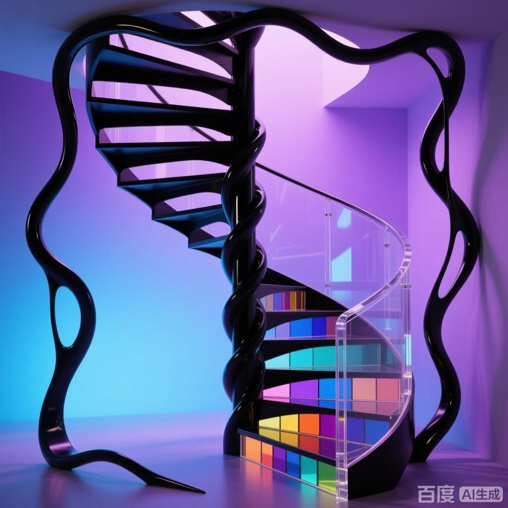 螺旋樓梯的五種框架設(shè)計(jì)（螺旋樓梯的五種框架設(shè)計(jì),生成四張不同框架設(shè)計(jì)的螺旋樓梯）