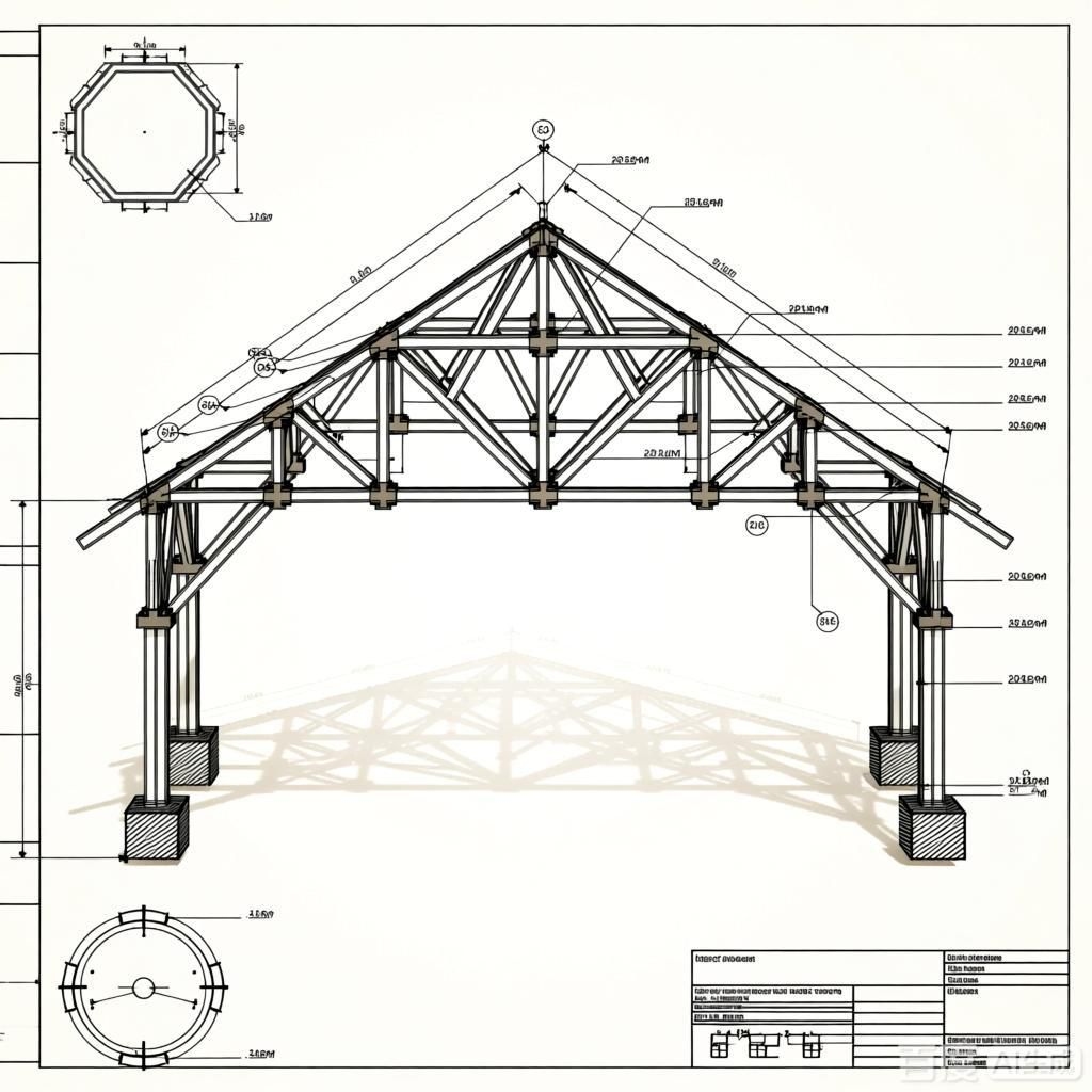 桁架結(jié)構(gòu)圖紙設計（桁架結(jié)構(gòu)圖紙設計中常用的規(guī)范）